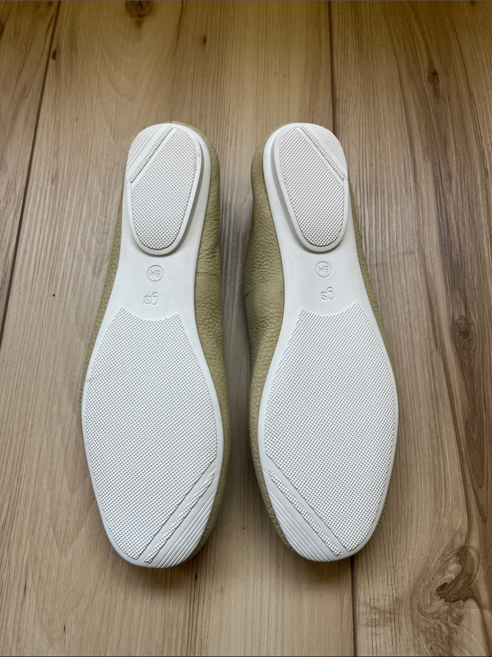 gentle souls by Kenneth Cole Eugene Lime Green Ballet Leather Flats Balletcore - Picture 7 of 9